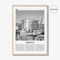 Asheville Print Black and White No 2, Asheville Wall Art, Asheville Poster, Asheville Photo, North Carolina, USA, United States, America