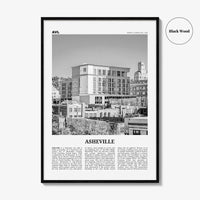 Asheville Print Black and White No 2, Asheville Wall Art, Asheville Poster, Asheville Photo, North Carolina, USA, United States, America