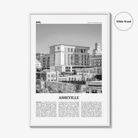 Asheville Print Black and White No 2, Asheville Wall Art, Asheville Poster, Asheville Photo, North Carolina, USA, United States, America