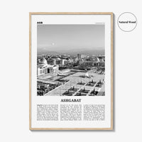 Ashgabat Print Black and White, Ashgabat Wall Art, Ashgabat Poster, Ashgabat Photo, Ashgabat Wall Décor, Turkmenistan, Aşgabat, Ашхабад,