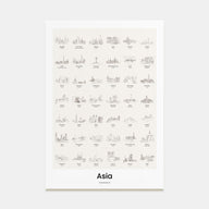 Asia Bucket List Poster