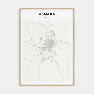 Asmara Map Portrait Poster