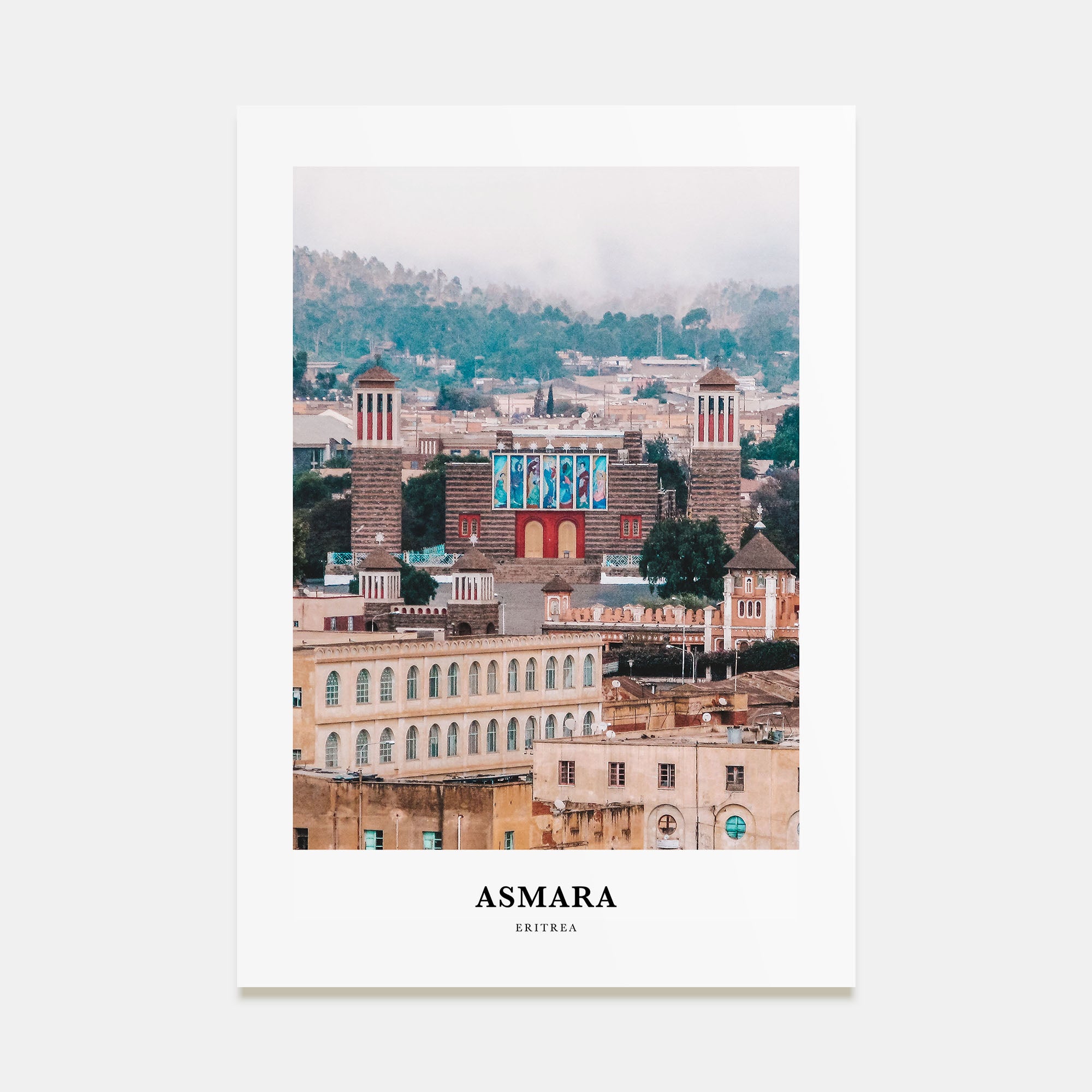 Asmara Portrait Color No 2 Poster
