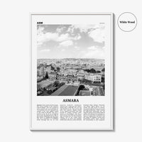 Asmara Print Black and White, Asmara Wall Art, Asmara Poster, Asmara Photo, Asmara Wall Décor, ኣስመራ, Eritrea, Asmera