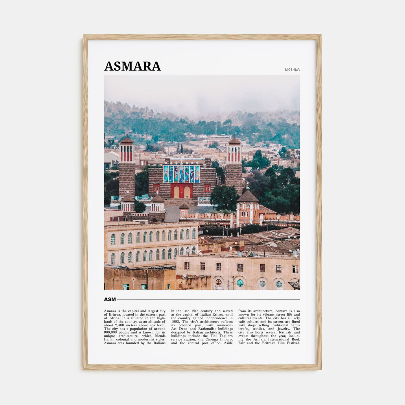 Asmara Travel Color No 2 Poster