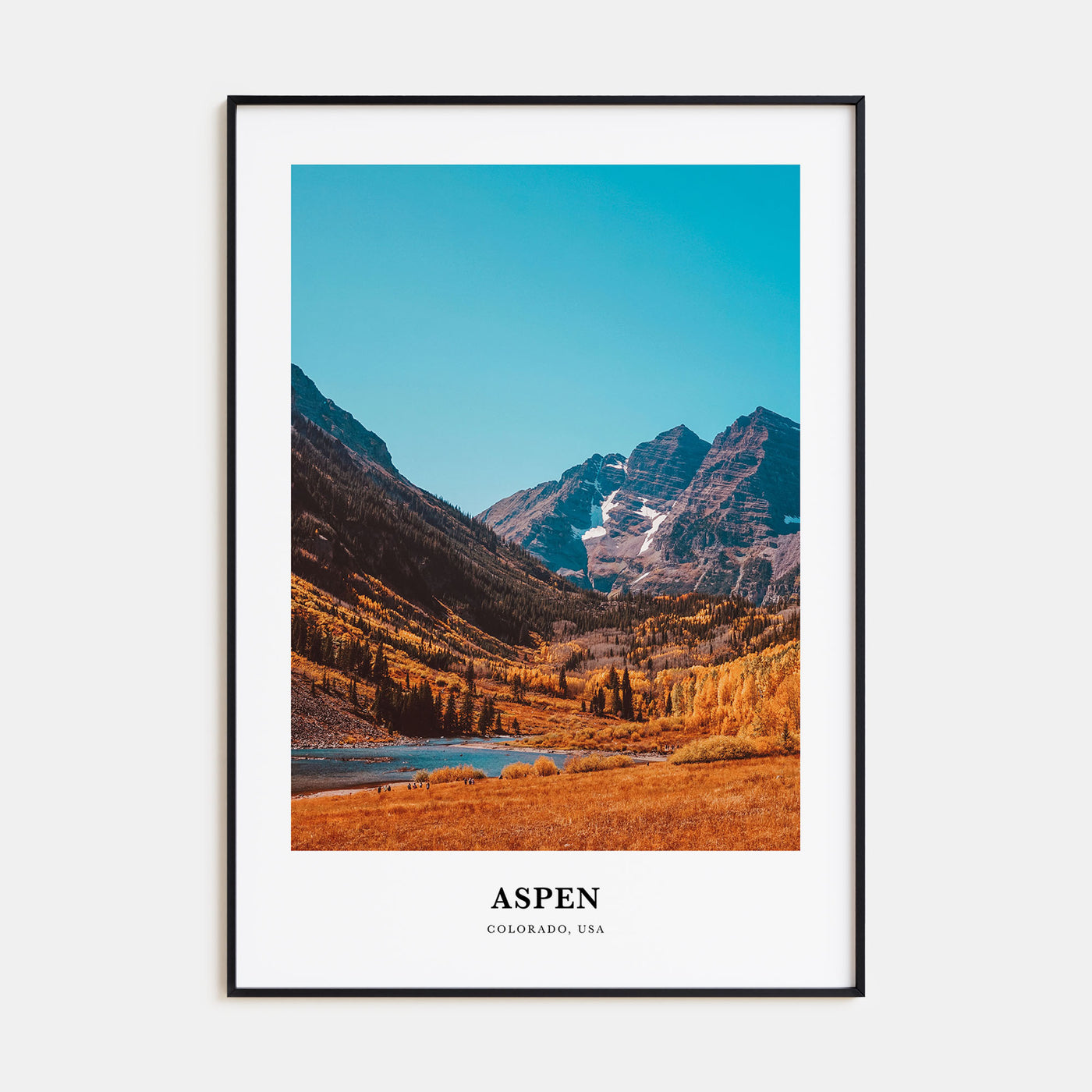 Aspen Portrait Color Poster