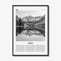 Aspen Print Black and White, Aspen Wall Art, Aspen Poster, Aspen Photo, Aspen Wall Decor, Colorado, USA, United States, North America