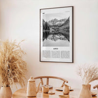 Aspen Print Black and White, Aspen Wall Art, Aspen Poster, Aspen Photo, Aspen Wall Decor, Colorado, USA, United States, North America