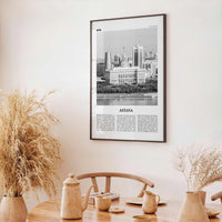 Astana Print Black and White, Astana Wall Art, Astana Poster, Astana Photo, Astana Décor, Nur-Sultan, Нұр-Сұлтан, Nūr-Sūltan, Kazakhstan