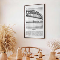 Astoria Print Black and White New York, Astoria Wall Art, Astoria Poster, Astoria Photo, Astoria Decor, New York, United States