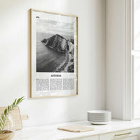 Asturias Print Black and White, Asturias Wall Art, Asturias Poster, Asturias Photo, Asturias Wall Décor, Asturias Map, Spain