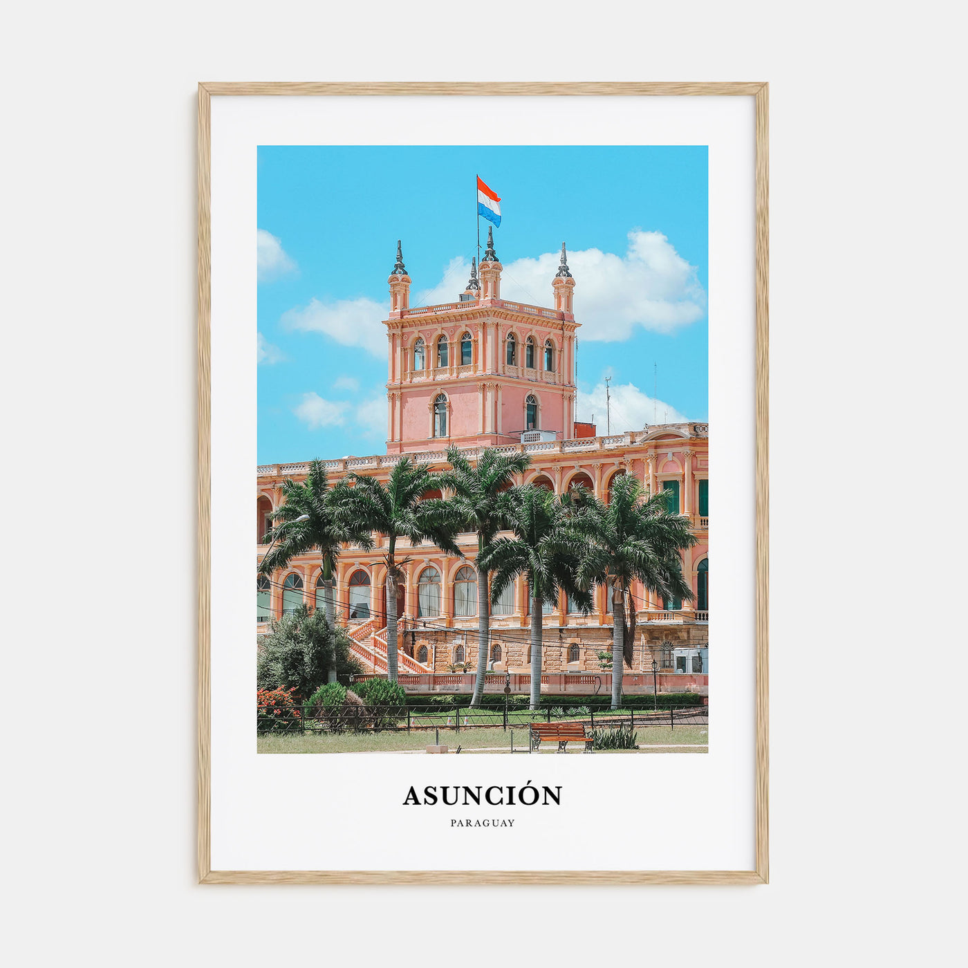 Asunción Portrait Color Poster