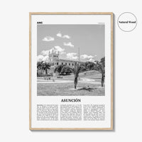 Asuncion Print Black and White, Asunción Wall Art, Asunción Poster, Asunción Photo, Asunción Wall Décor, Paraguay