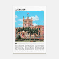 Asunción Travel Color Poster