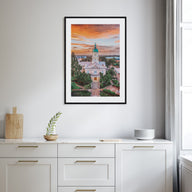 Athens, Georgia Photo Color Poster