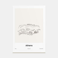 Athens, Greece Drawn No 1 Poster
