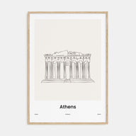 Athens, Greece Drawn No 2 Poster