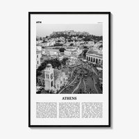 Athens Print Black and White Greece No 1, Athens Wall Art, Athens Poster, Athens Photo, Athens Wall Decor, City Art Print, Αθήνα Ελλάδα