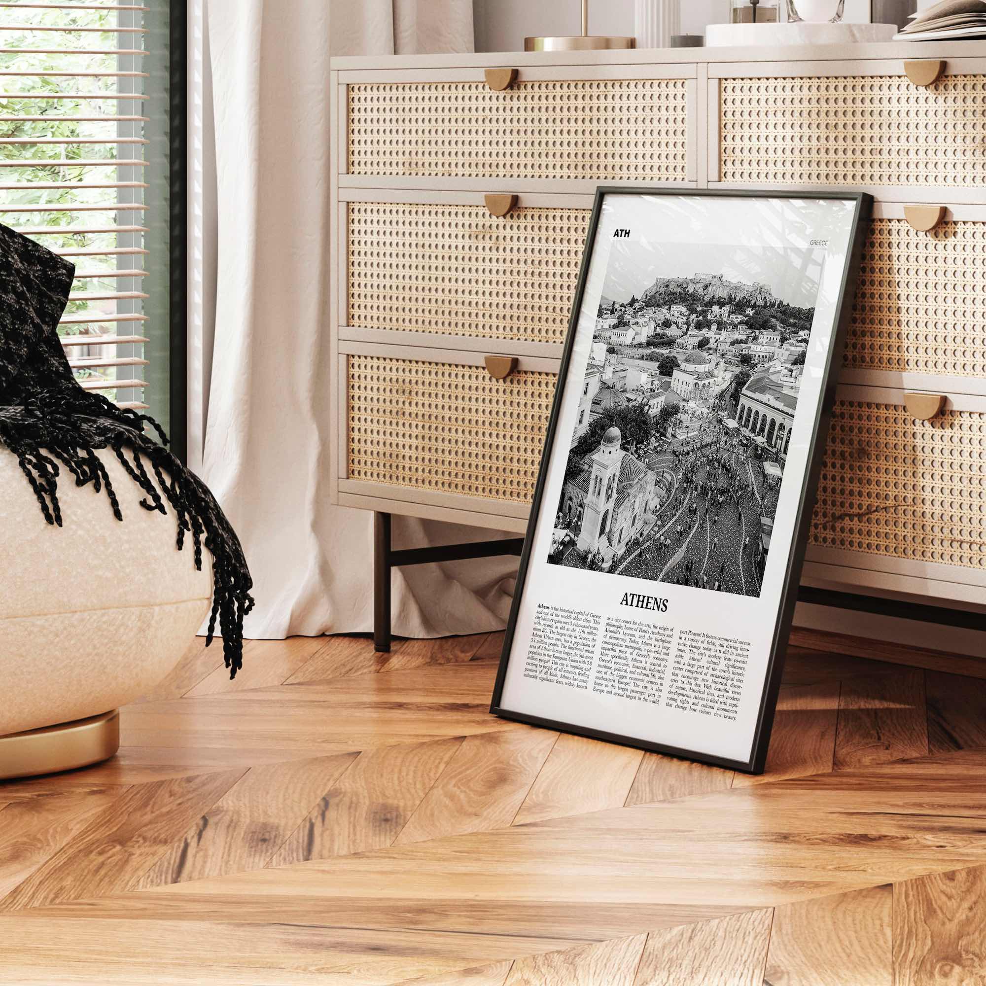 Athens Print Black and White Greece No 1, Athens Wall Art, Athens Poster, Athens Photo, Athens Wall Decor, City Art Print, Αθήνα Ελλάδα