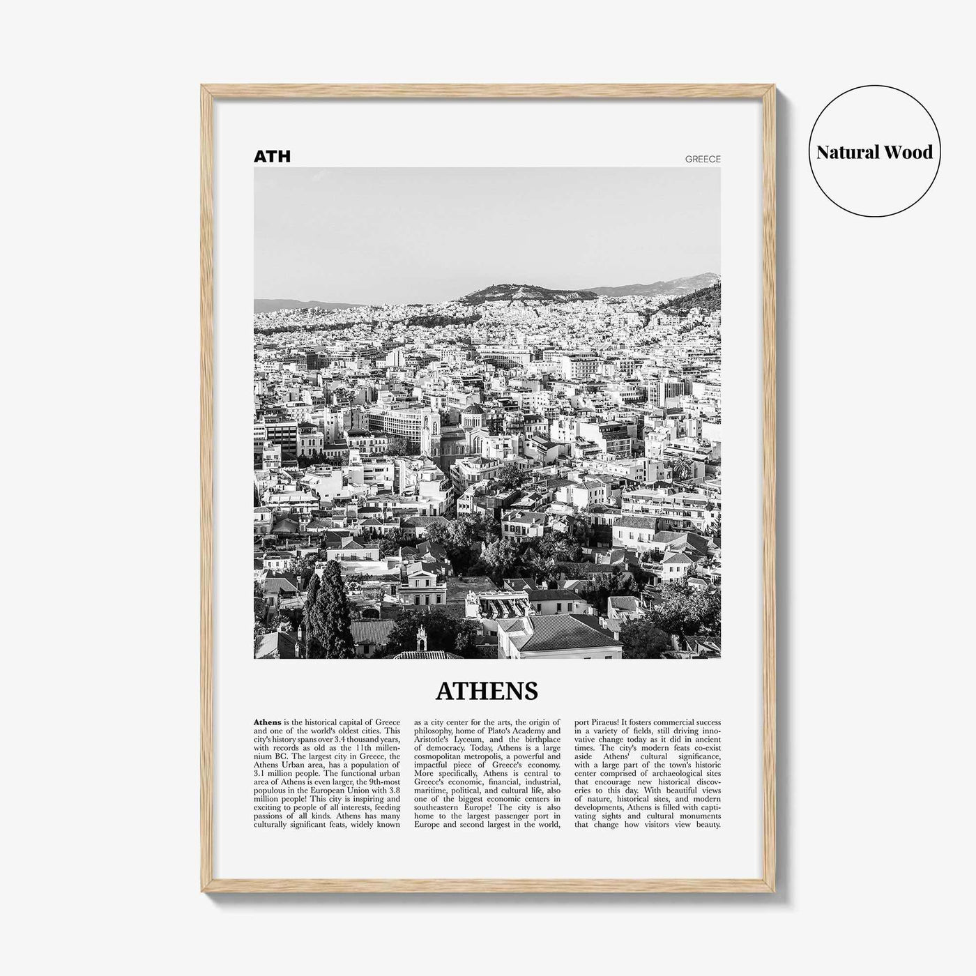 Athens Print Black and White Greece No 2, Athens Wall Art, Athens Poster, Athens Photo, Athens Wall Decor, City Art Print, Αθήνα Ελλάδα
