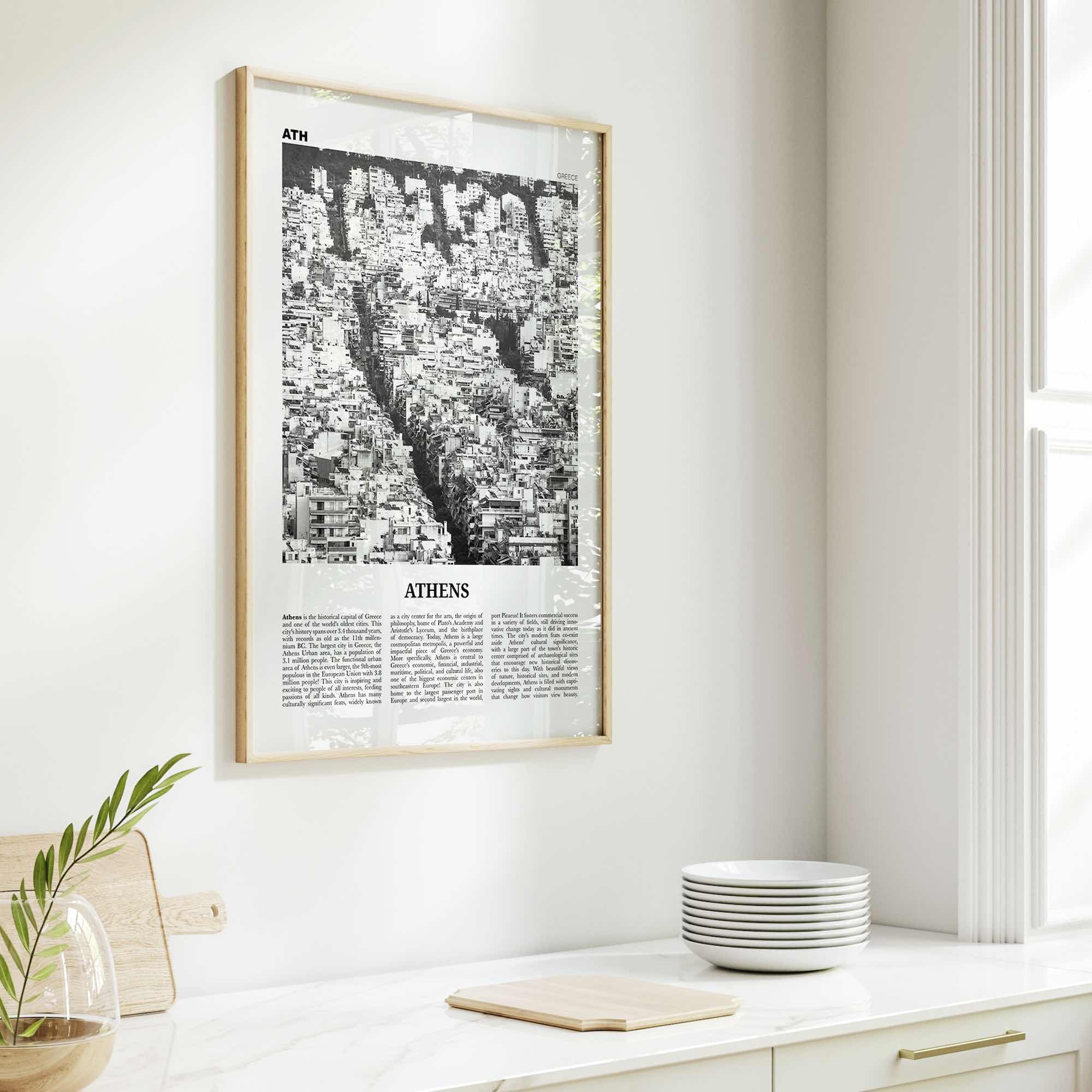 Athens Print Black and White Greece No 3, Athens Wall Art, Athens Poster, Athens Photo, Athens Wall Decor, City Art Print, Αθήνα Ελλάδα