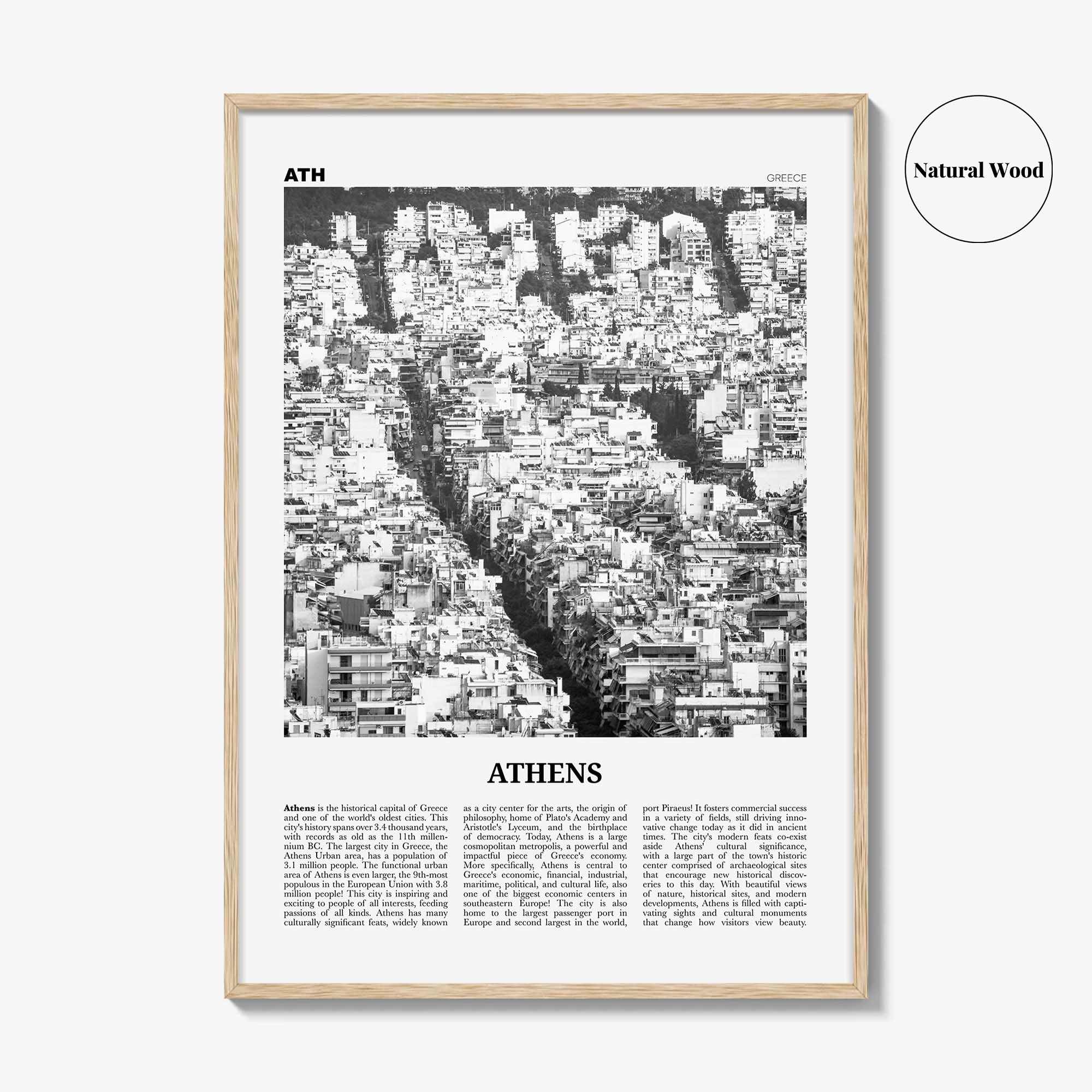 Athens Print Black and White Greece No 3, Athens Wall Art, Athens Poster, Athens Photo, Athens Wall Decor, City Art Print, Αθήνα Ελλάδα