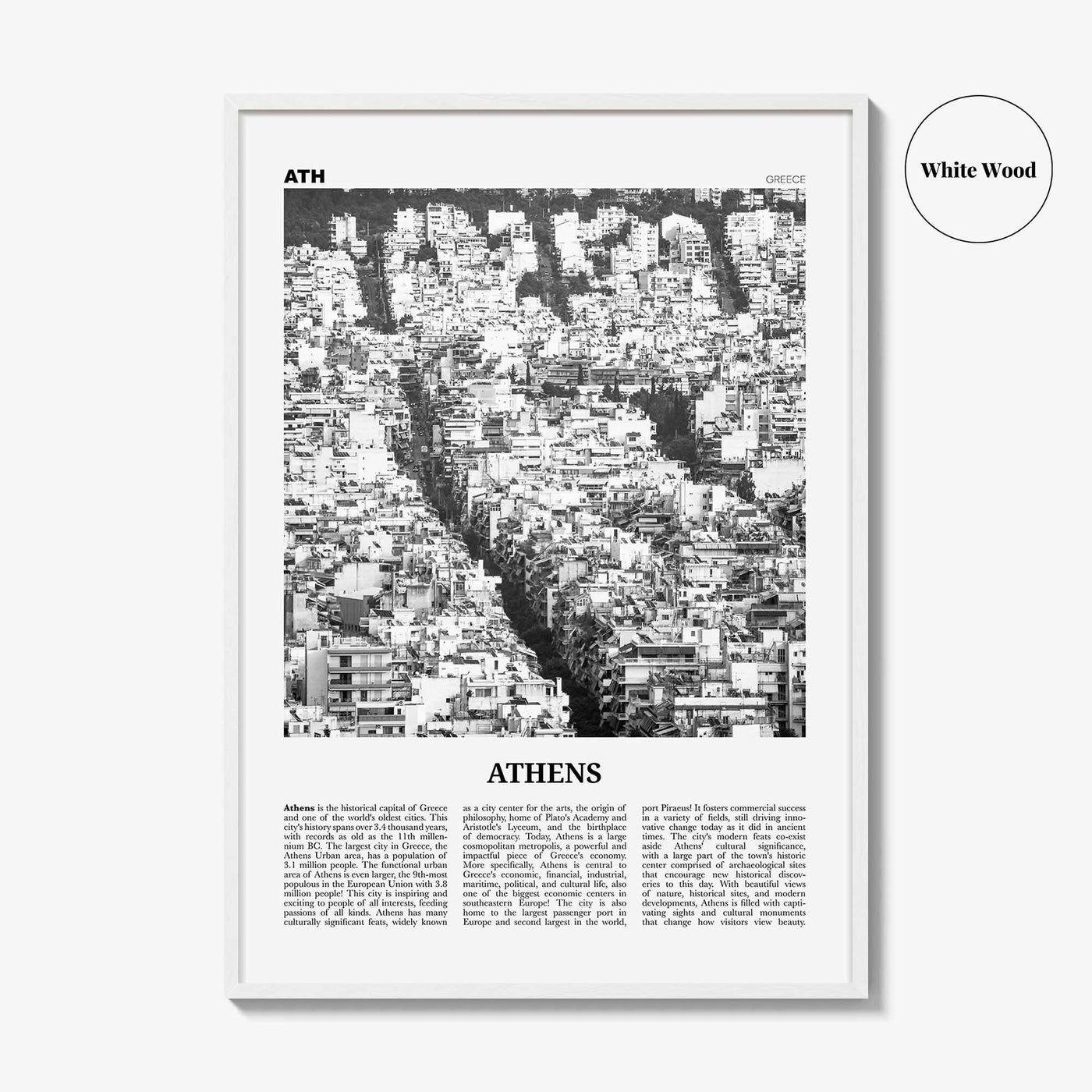 Athens Print Black and White Greece No 3, Athens Wall Art, Athens Poster, Athens Photo, Athens Wall Decor, City Art Print, Αθήνα Ελλάδα