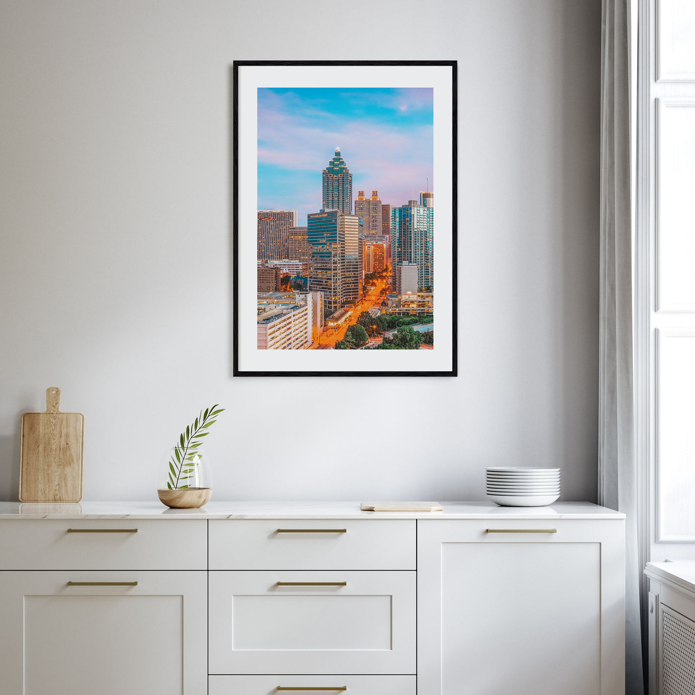 Atlanta Photo Color No 1 Poster
