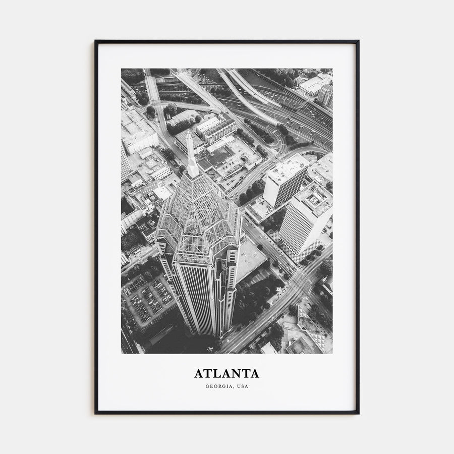 Atlanta Portrait B&W No 1 Poster