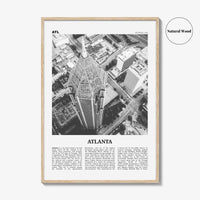 Atlanta Print Black and White No 3, Atlanta Wall Art, Atlanta Poster, Atlanta Photo, Atlanta, Georgia, USA, United States, North America