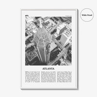 Atlanta Print Black and White No 3, Atlanta Wall Art, Atlanta Poster, Atlanta Photo, Atlanta, Georgia, USA, United States, North America