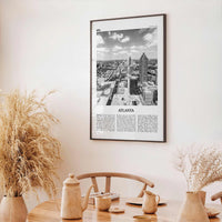 Atlanta Print Black and White No 4, Atlanta Wall Art, Atlanta Poster, Atlanta Photo, Atlanta, Georgia, USA, United States, North America