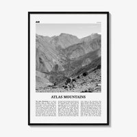 Atlas Mountains Print Black and White, Atlas Mountains Wall Art, Atlas Mountains Poster, Atlas Mountains Photo, Atlas Mountains Wall Décor