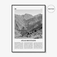 Atlas Mountains Print Black and White, Atlas Mountains Wall Art, Atlas Mountains Poster, Atlas Mountains Photo, Atlas Mountains Wall Décor
