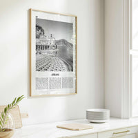 Atrani Print Black and White, Atrani Wall Art, Atrani Poster, Atrani Photo, Atrani Wall Décor, Atrani Map, Italy
