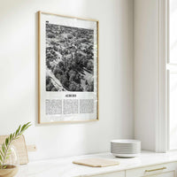 Auburn Print Black and White Alabama, Auburn Wall Art, Auburn Poster, Auburn Photo, Auburn Wall Décor, Alabama, United States, North America