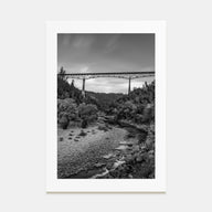 Auburn, California Photo B&W Poster