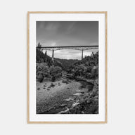 Auburn, California Photo B&W Poster