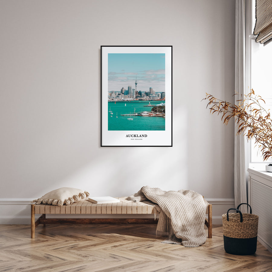 Auckland Portrait Color Poster