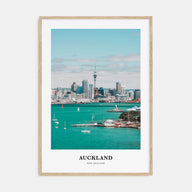 Auckland Portrait Color Poster