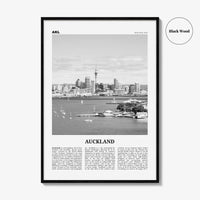 Auckland Print Black and White No 1, Auckland Wall Art, Auckland Poster, Auckland Photo, Auckland Wall Decor, New Zealand Poster Print