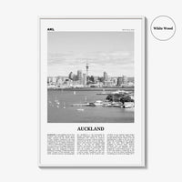 Auckland Print Black and White No 1, Auckland Wall Art, Auckland Poster, Auckland Photo, Auckland Wall Decor, New Zealand Poster Print