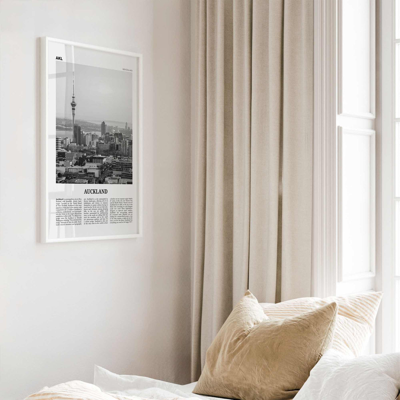 Auckland Print Black and White No 3, Auckland Wall Art, Auckland Poster, Auckland Photo, Auckland Wall Decor, New Zealand Poster Print