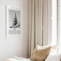 Aurora Print Black and White Illinois, Aurora Wall Art, Aurora Poster, Aurora Photo, Aurora Wall Décor, Illinois, USA, United States