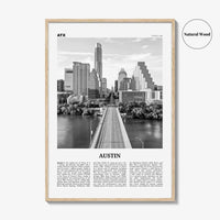 Austin Print Black and White No 1, Austin Wall Art, Austin Poster, Austin Photo, Austin Decor, Texas, USA, United States, North America