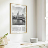 Austin Print Black and White No 3, Austin Wall Art, Austin Poster, Austin Photo, Austin Decor, Texas, USA, United States, North America