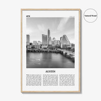 Austin Print Black and White No 3, Austin Wall Art, Austin Poster, Austin Photo, Austin Decor, Texas, USA, United States, North America