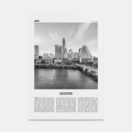 Austin Travel B&W No 3 Poster