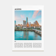 Austin Travel Color Poster