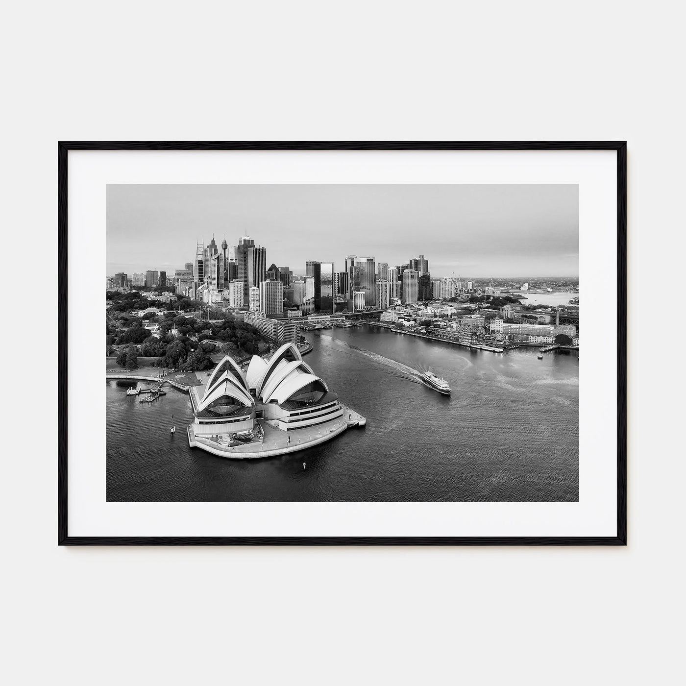 Australia Landscape B&W Poster